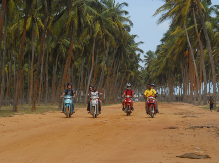 En 2 roues entre mer et lagune